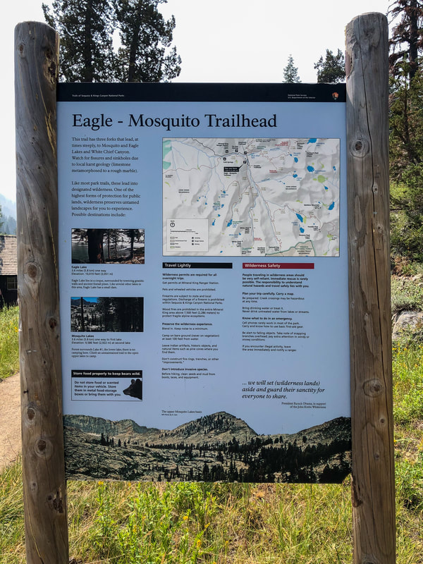 Eagle - Mosquito Trailhead Mineral King