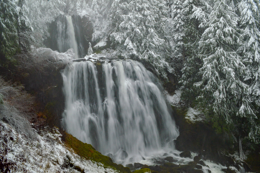 Marion Falls in winter