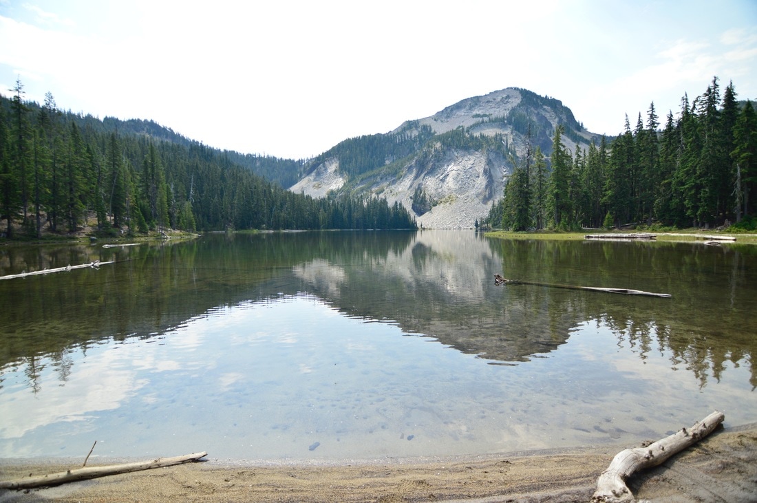 Indigo Lake and Sawtooth Mountain