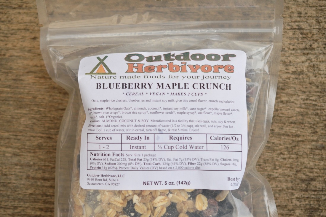 Outdoor Herbivore Blueberry Maple Crunch