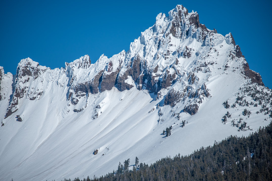 Three Fingered Jack in winter