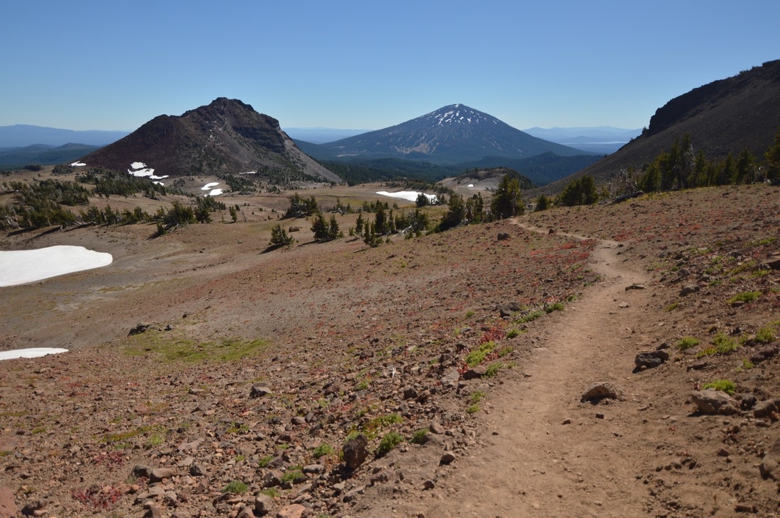 View of Mt. Bachelor from Broken Top trail