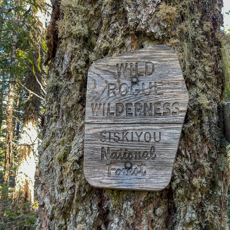 Wild Rogue Wilderness sign