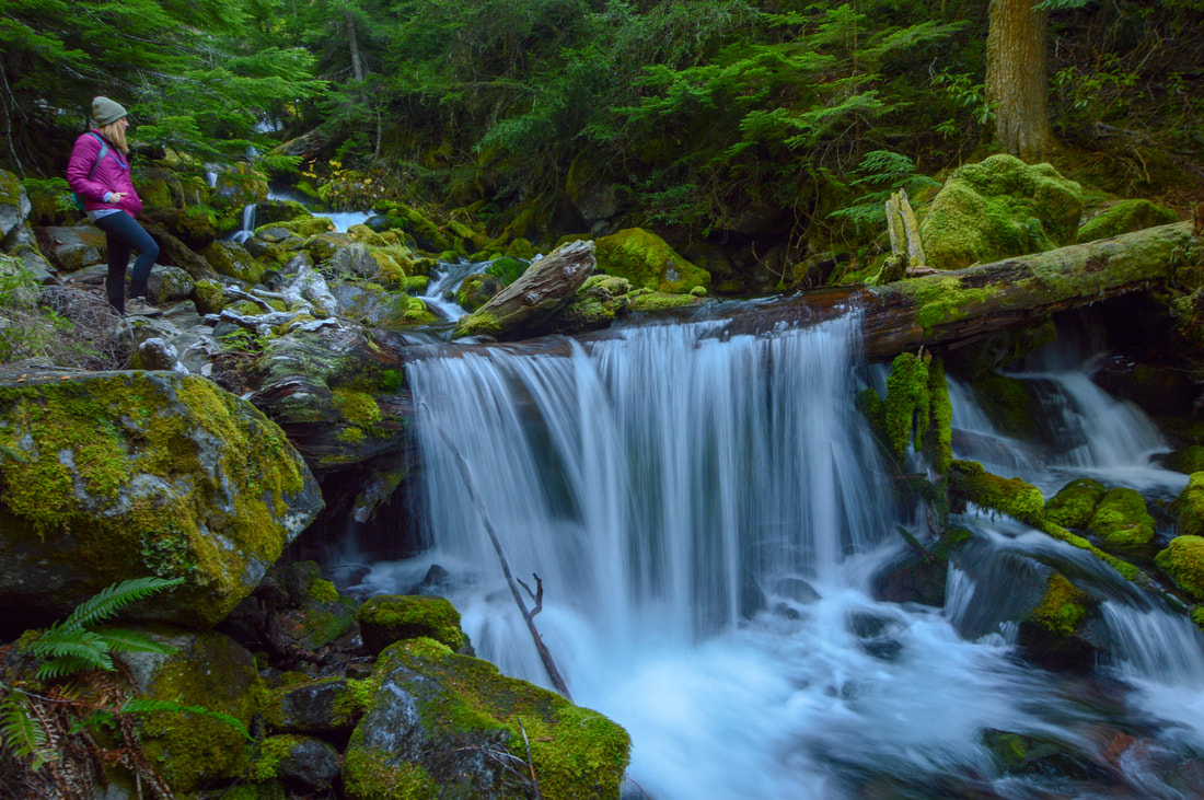 Lillian Falls lower waterfall drop - best Oregon waterfall hikes
