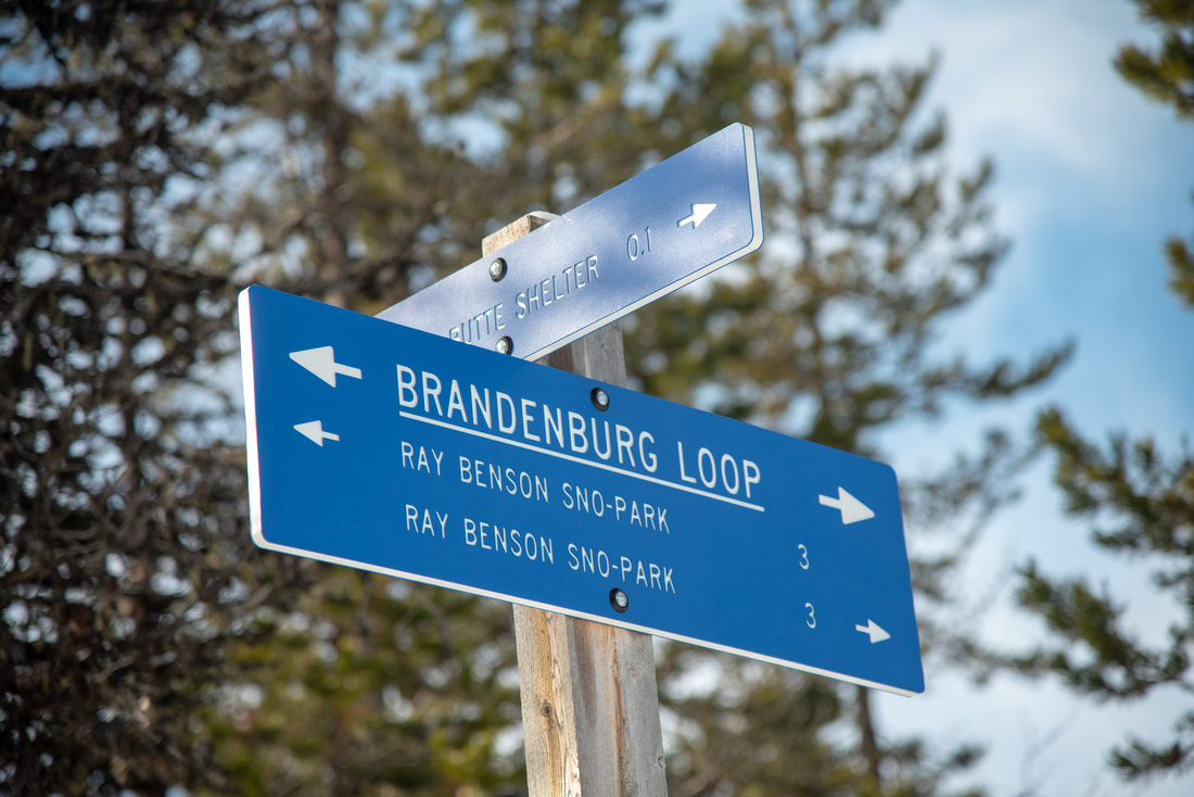 Brandenburg loop sign Ray Benson Sno Park