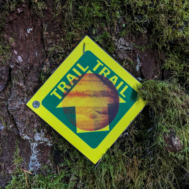 Cascade Head trail signage