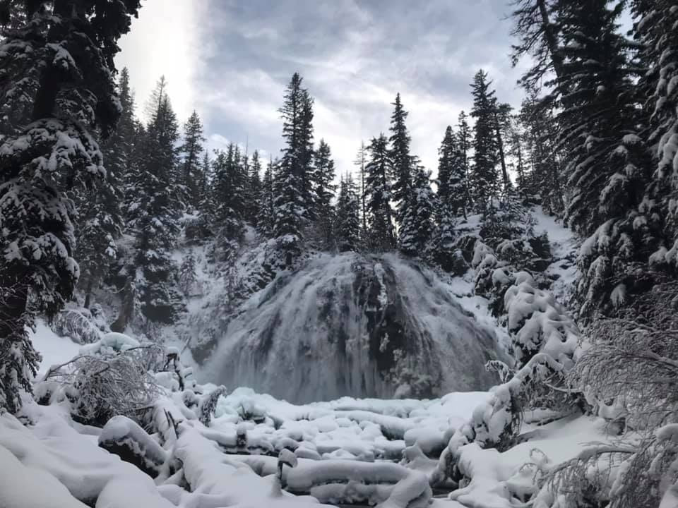 Chush Falls in winter picture by Ali Small