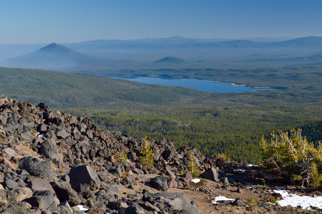 Crescent Lake view from Diamond Peak