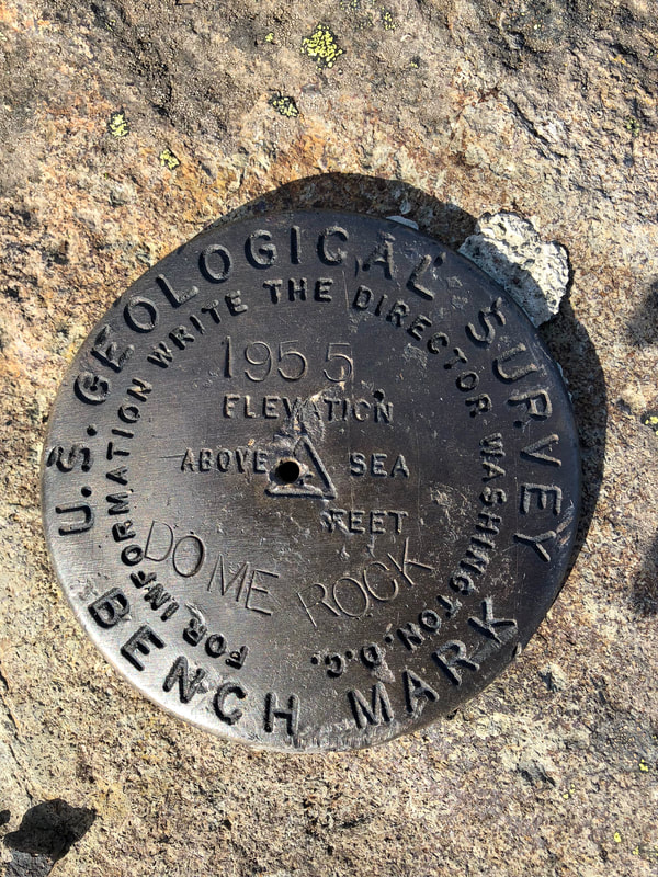 Dome Rock summit marker