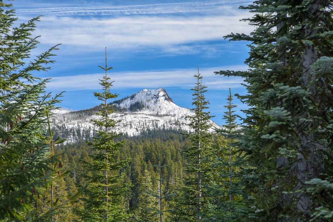 View of Duffy Butte at Maxwell Sno Park