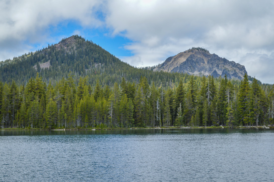 Fawn Lake and Redtop Mountain and Lakeview Mountain