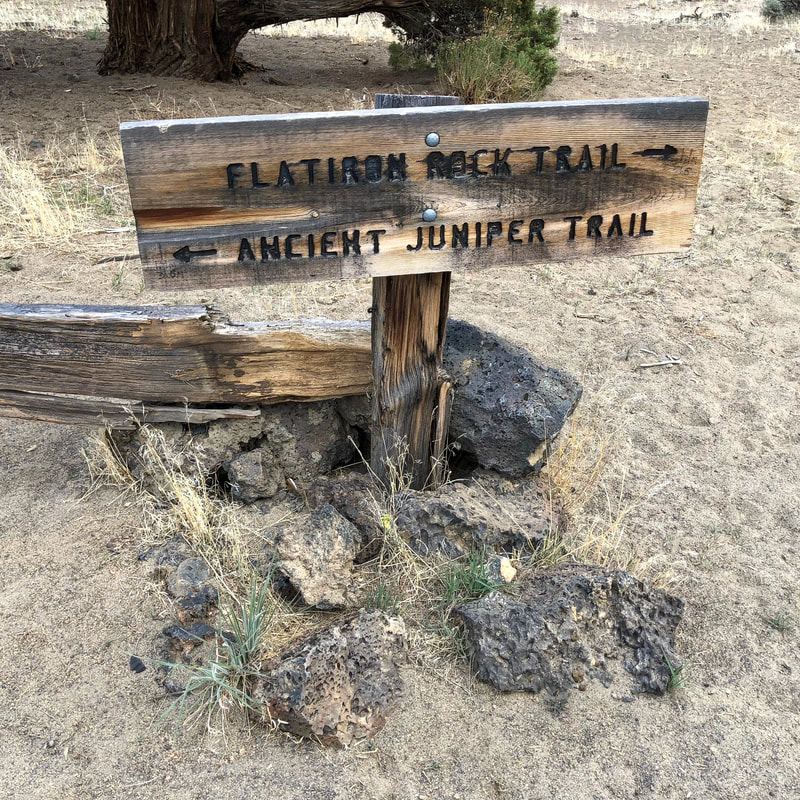 Flatiron Rock Trail sign