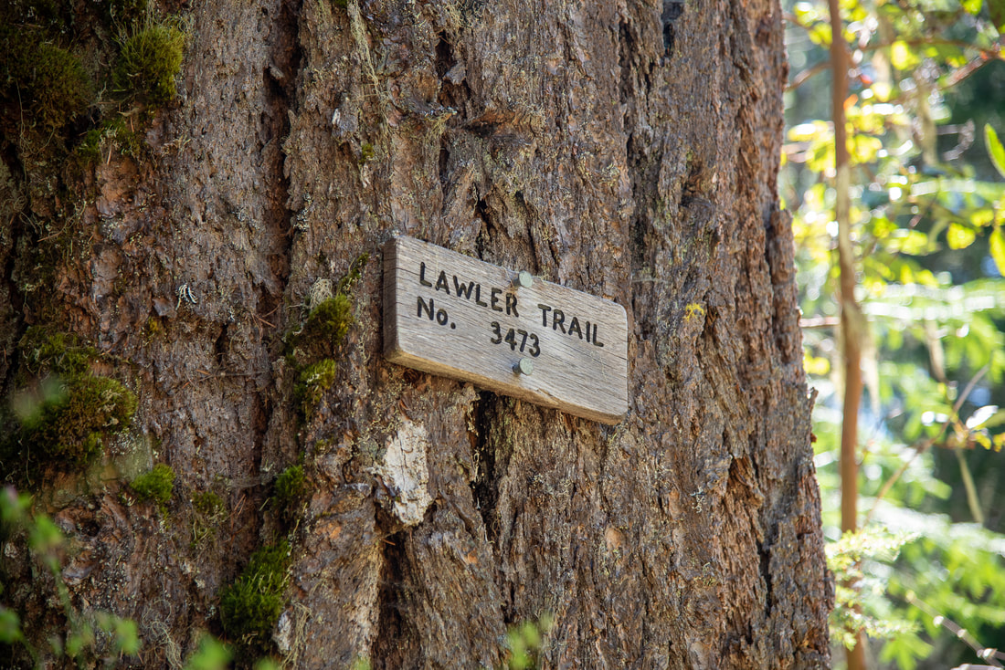 Lawler Trail sign