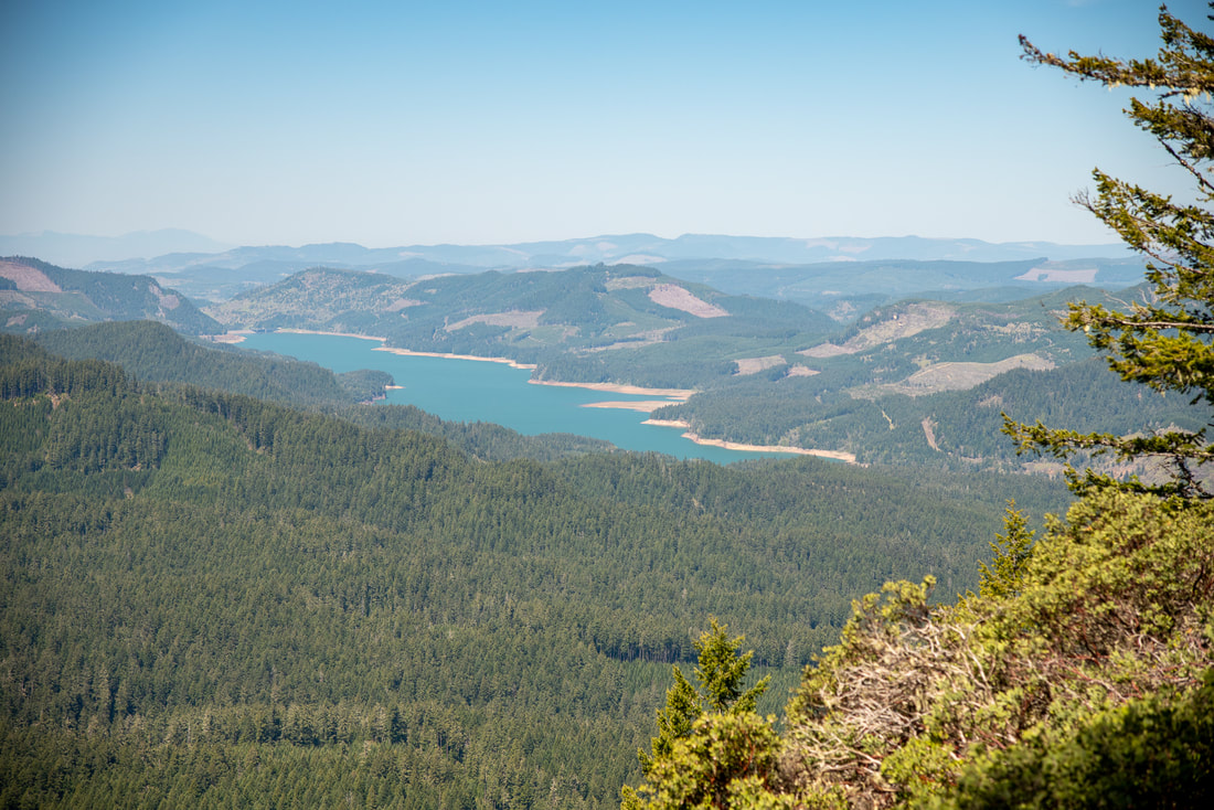 Lookout Reservoir from Rock Knob