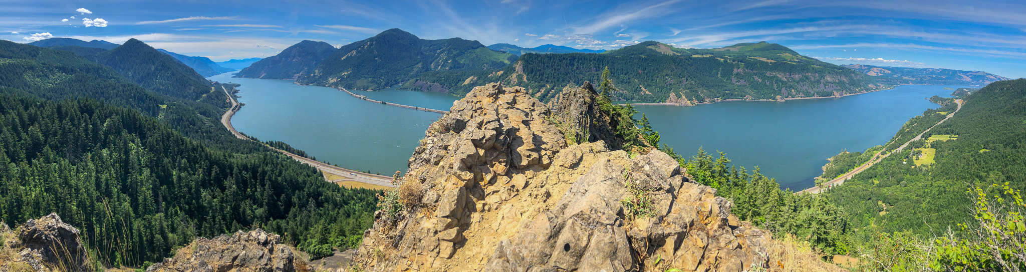 Mitchell Point viewpoint panorama