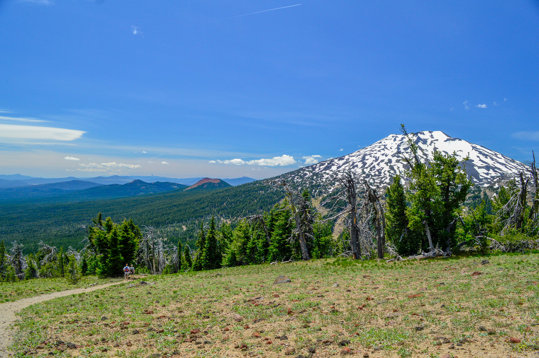 Mount Bachelor from Tumalo Mountain summer