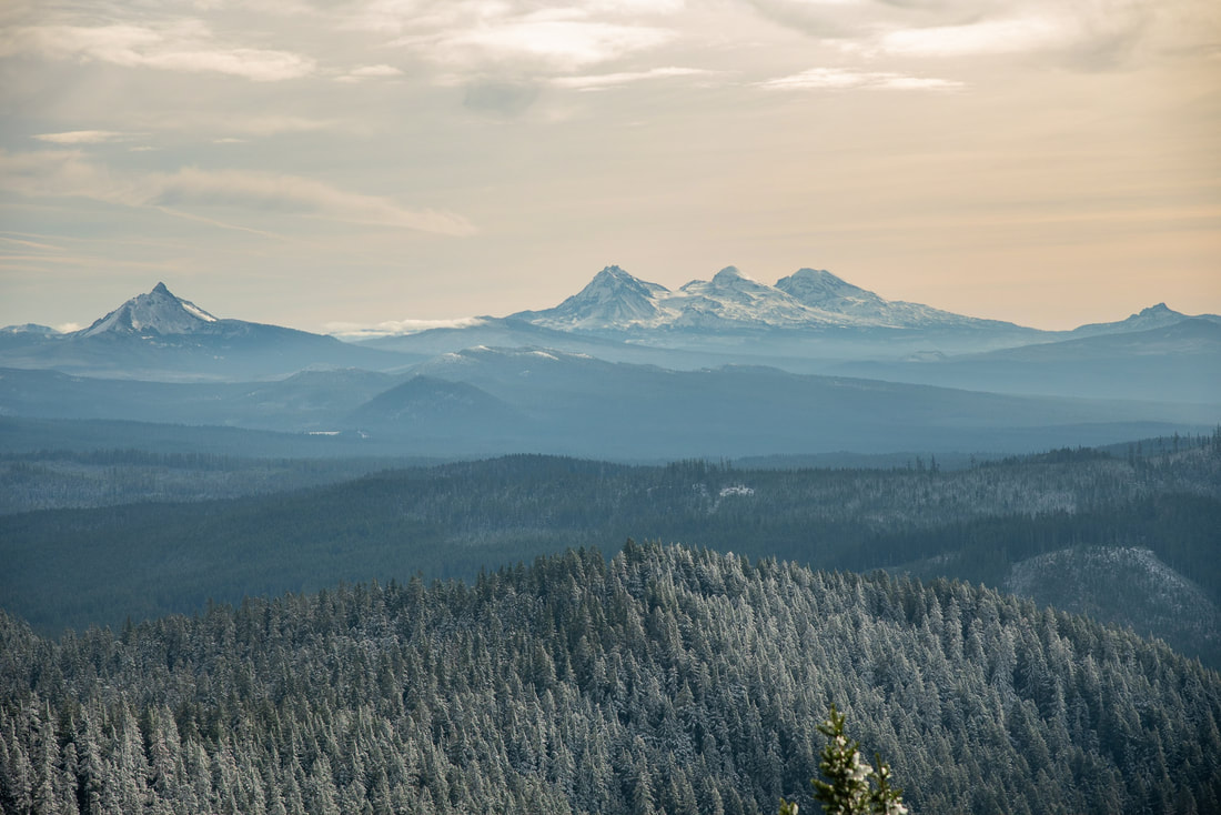 Mount Washington and Three Sisters from Trappers Butte