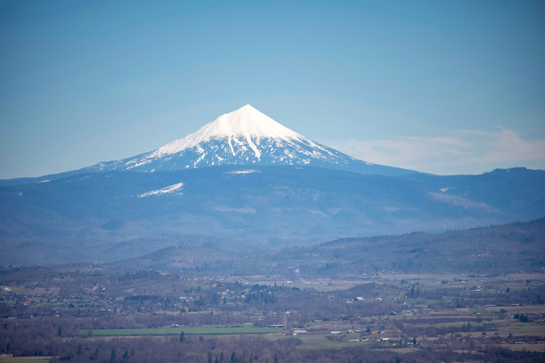 Mt. McLoughlin from Lower Table Rock