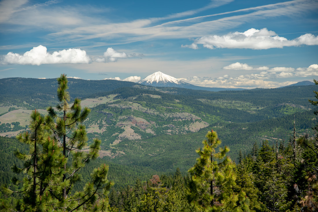 Mt. McLoughlin view from Pilot Rock Trail