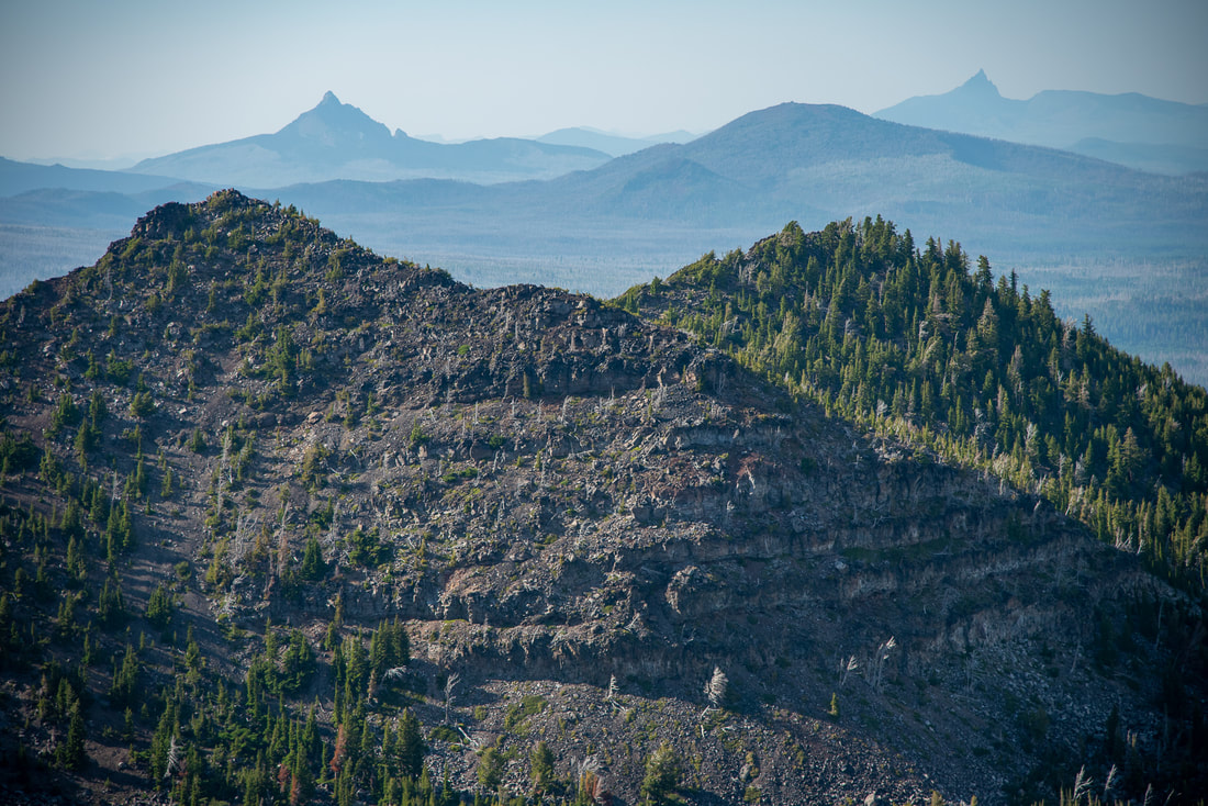 Mt. Washington and Three Fingered Jack from Tam McArthur Rim