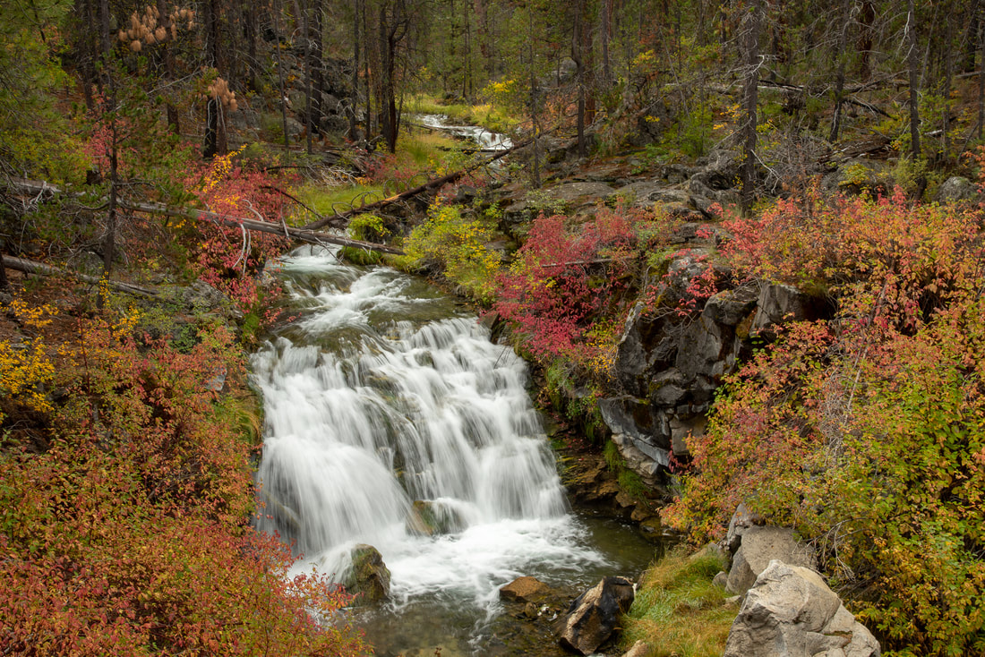 unnamed waterfall along the Peter Skene Ogden Trail best fall hike in Oregon