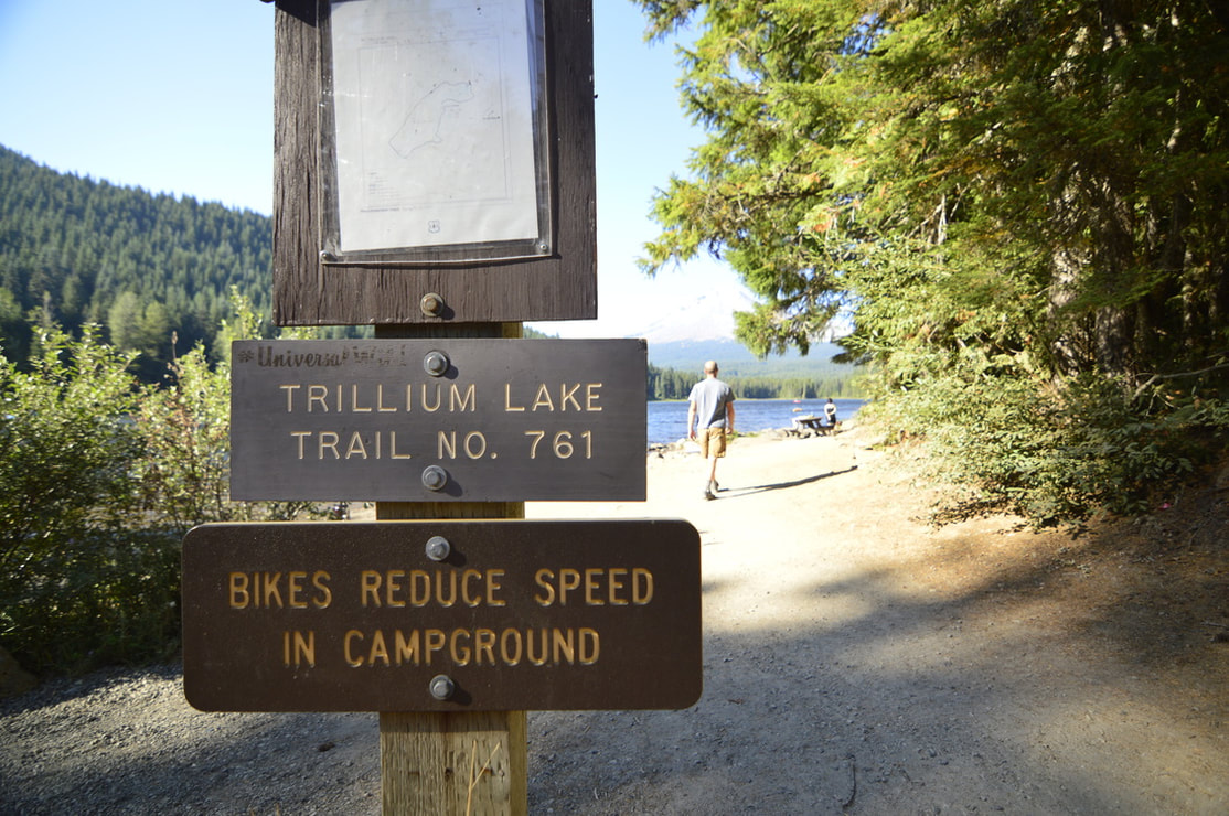 The Trillium Lake trailhead