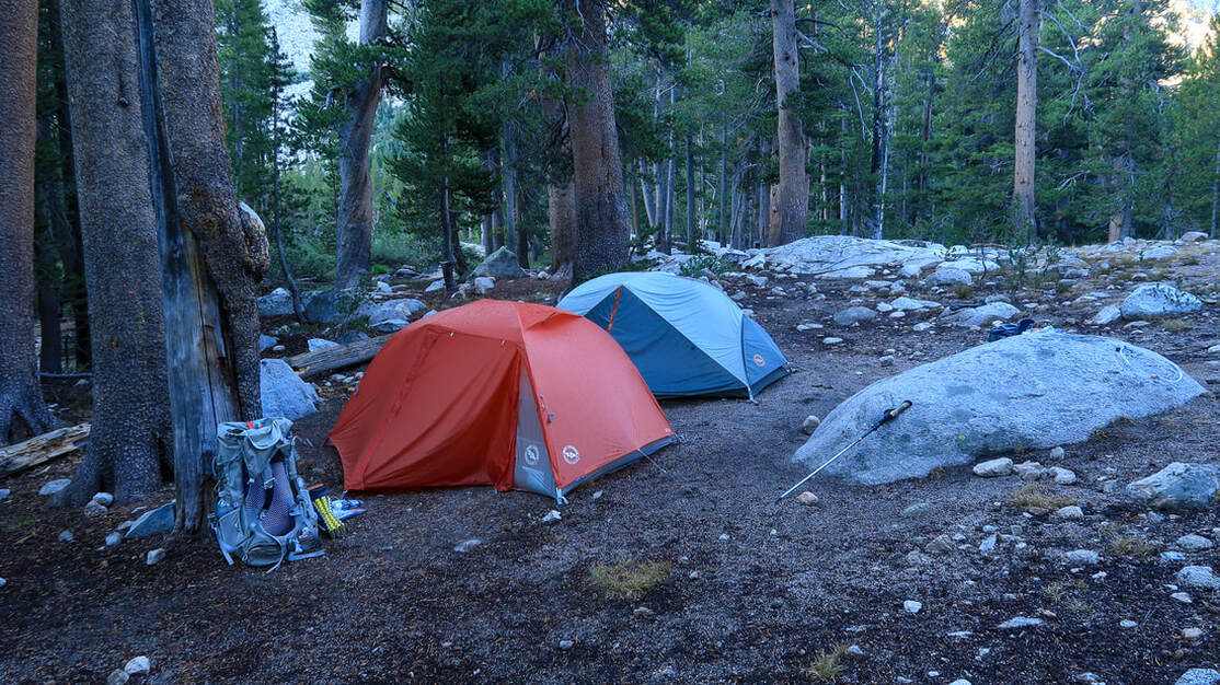 Lower Vidette Meadow campsite