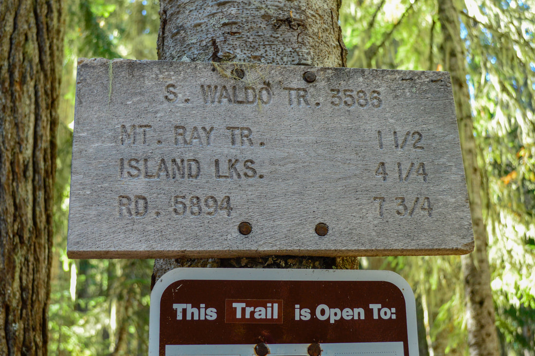 South Waldo trail sign