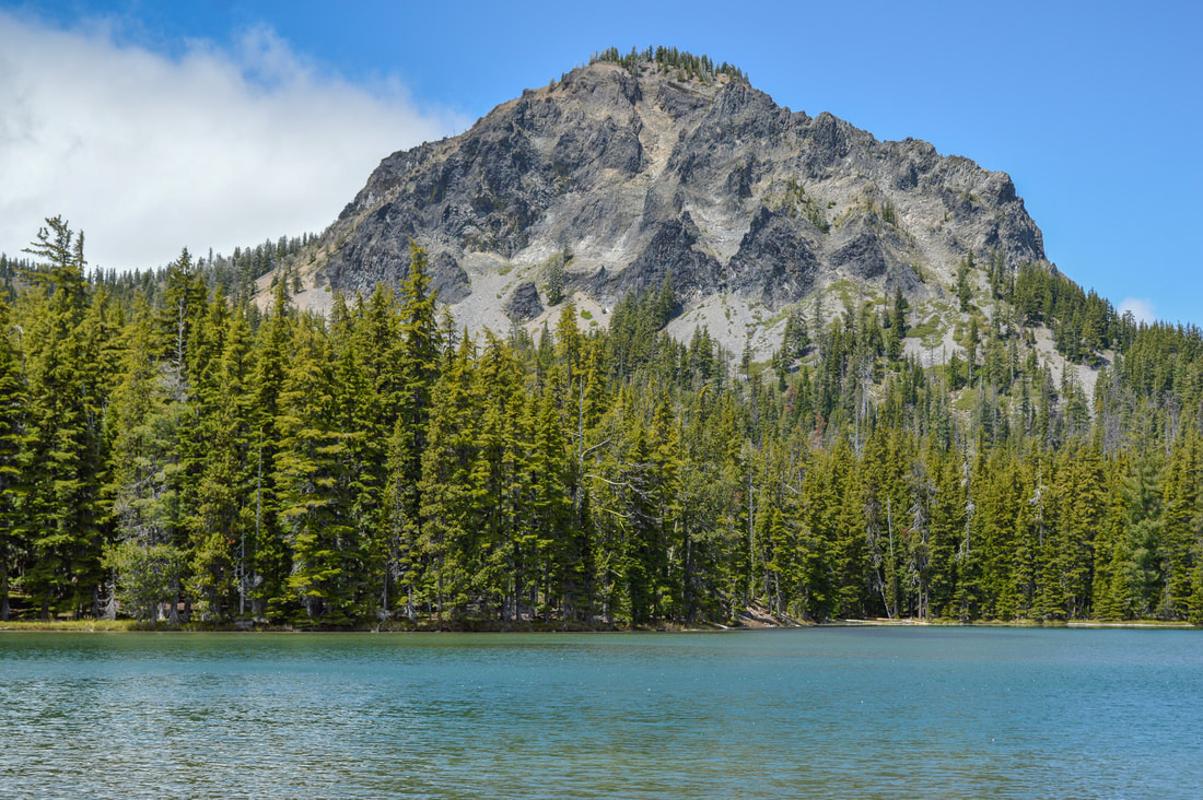 Stag Lake and Lakeview Mountain