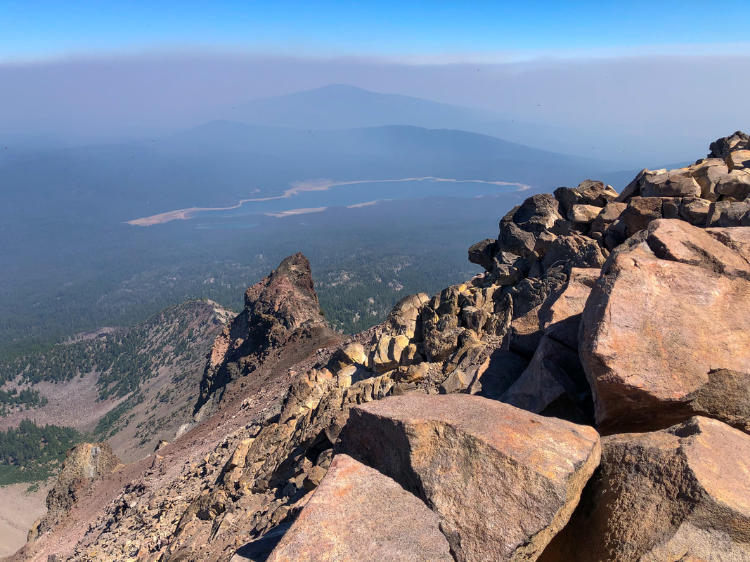 view from mt. McLoughlin summit