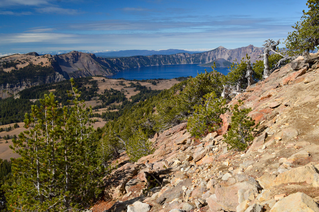 View of Crater Lake from Mount Scott
