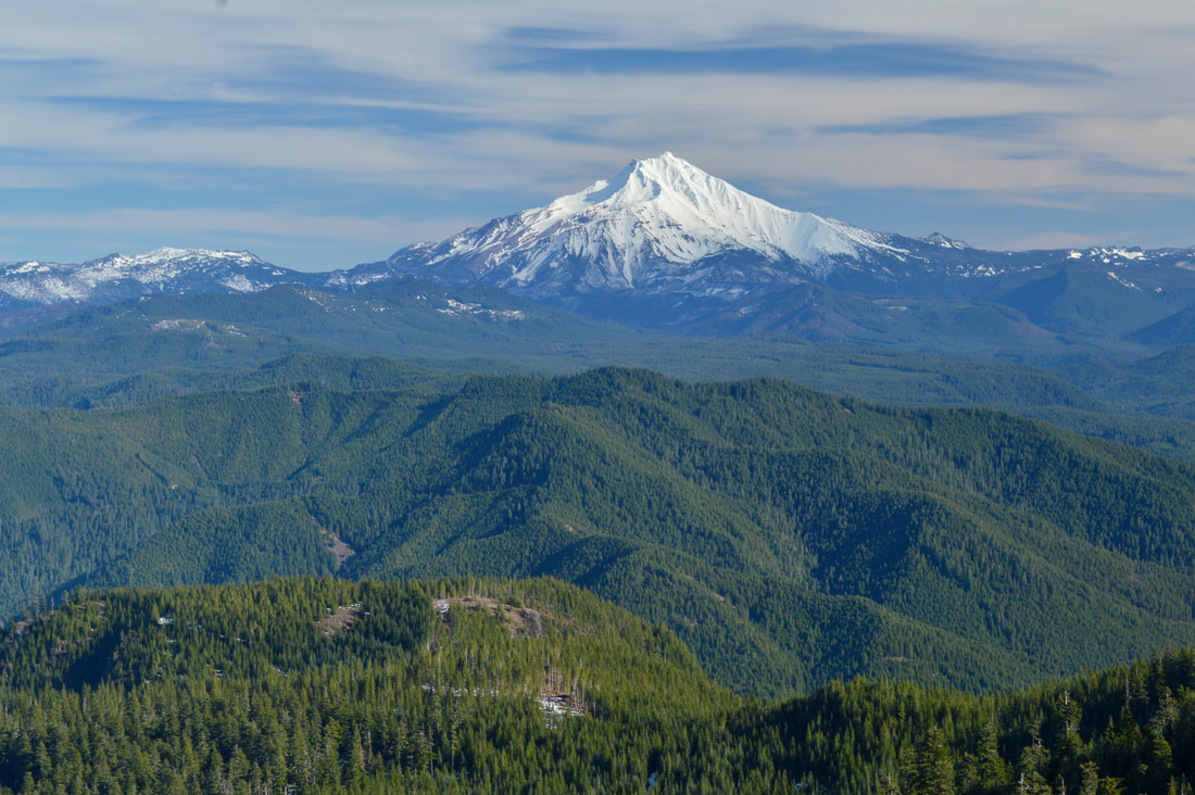 View of Mt. Jefferson from Dome Rock summit