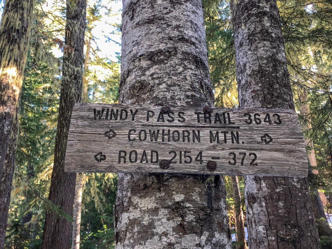 Windy Pass Trail sign