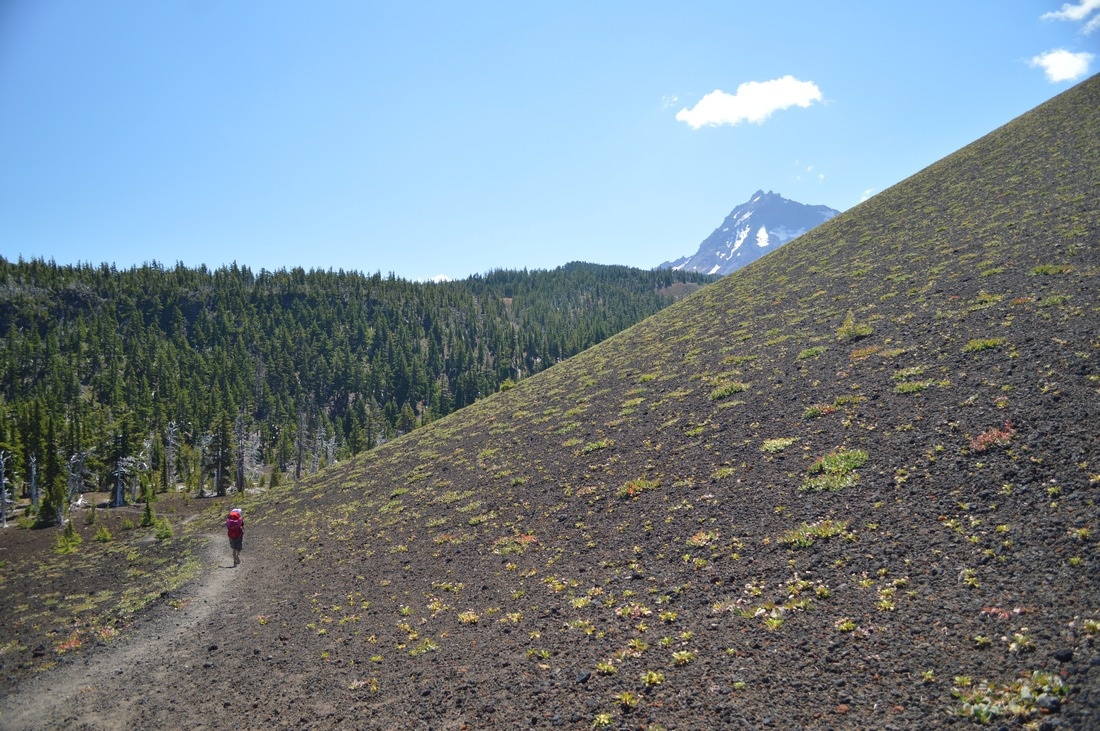 Yapoah Crater and North Sister Pacific Crest Trail Oregon